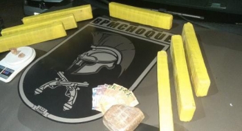 Dois homens são presos com droga avaliada em R$ 50 mil